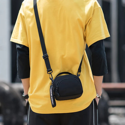 Heroic Knight Brand Fashion Small Messenger Bags Mini Shoulder Bag Men Travel Crossbody Bag Handbag Male Phone Belt Wallet Purse