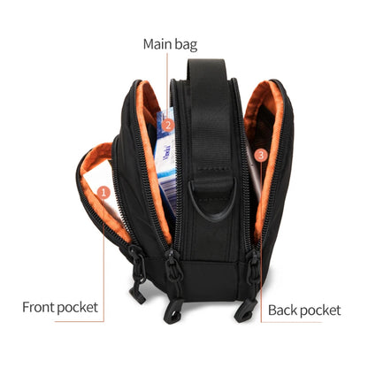 Heroic Knight Brand Fashion Small Messenger Bags Mini Shoulder Bag Men Travel Crossbody Bag Handbag Male Phone Belt Wallet Purse
