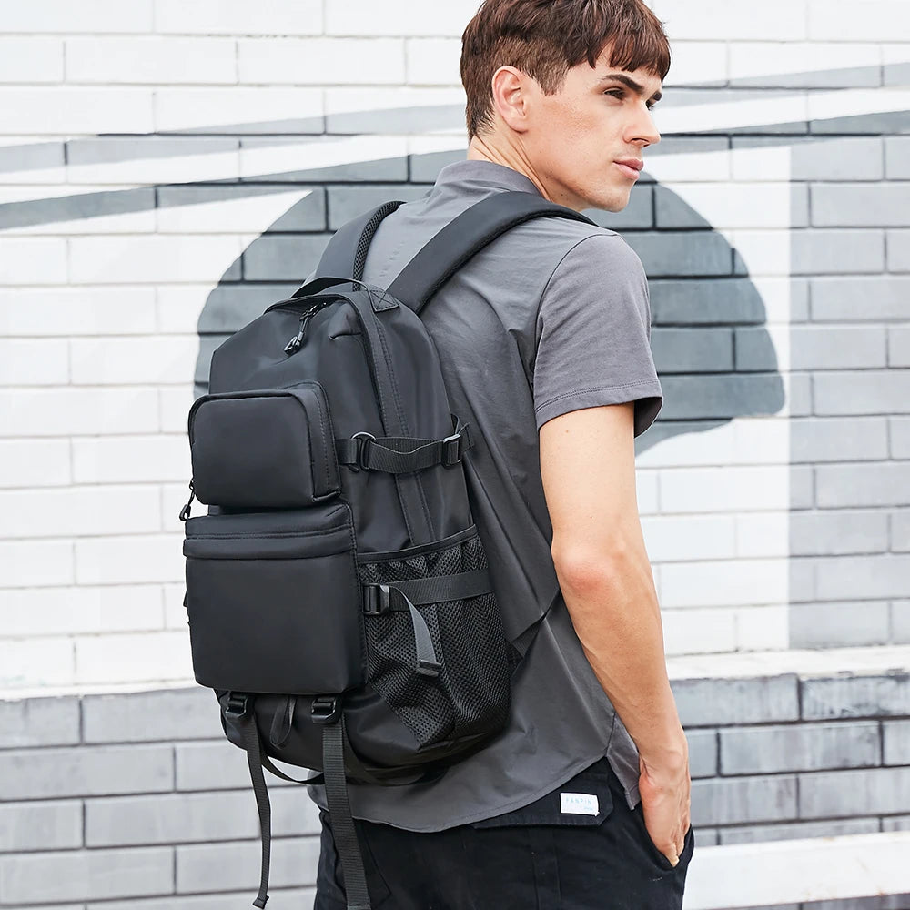 Heroic Knight Casual Men's Waterproof Backpacks Travel Expandable School Laptop Outdoors Bags An-ti Theft New Designer Mochilas