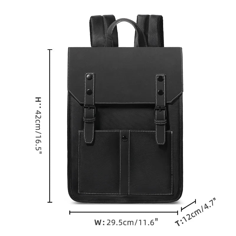 Heroic Knight Fashion Men's Laptop Backpack High Capacity Waterproof  College Bag Student Anti-Theft Backpack USB Charging Bags