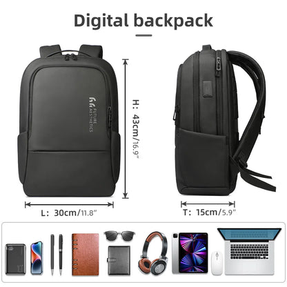 Heroic Knight High Capacity 15.6” Business Laptop Backpack Men Waterproof Multifunctional Work Backpack Man New Urban Travel Bag