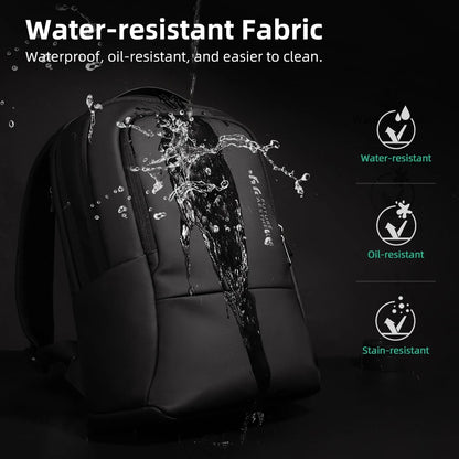 Heroic Knight High Capacity 15.6” Business Laptop Backpack Men Waterproof Multifunctional Work Backpack Man New Urban Travel Bag