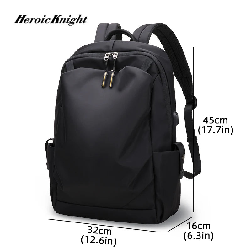 Heroic Knight Men Casual Multifunctional Backpack Waterproof Travel Outdoor Backs Laptop Backpack Male New School Students Bags