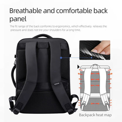 Heroic Knight Men Travel Backpack Waterproof Teenage School Bag 15.6 Inch Laptop Leisure Luggage Shoulder Pack For Male Mochila