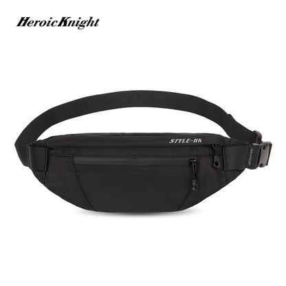 Heroic Knight Men Waist Bag Money Belt Bag Men Purse Teenager's Travel Wallet Belt Male Fanny Pack Cigarette Cose For Phone