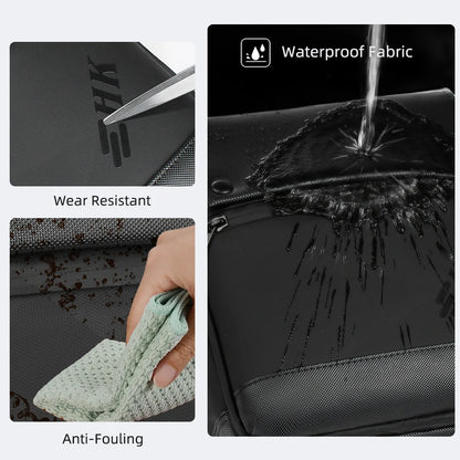 Heroic Knight Men's Bag Luxury Shoulder Strap Handbags Waterproof Crossbody Bag An-ti Theft USB Charging Messenger Bag For Men