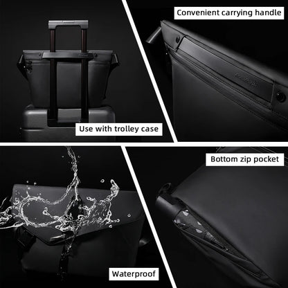Heroic Knight Men's Shoulder Bag Multifunction Messenger Laptop Bag Waterproof Large Capacity Business Crossbody Travel Handbag