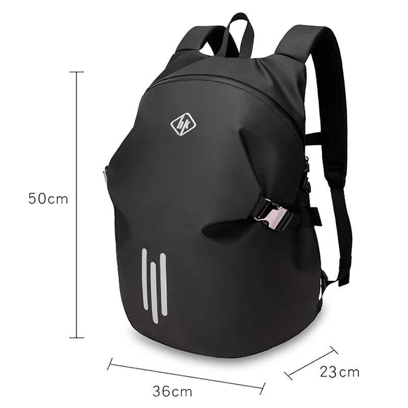 Heroic Knight Motorcycle Backpack Men Helmet Bag Outdoor Travel Backpack Waterproof Wactics Backpack Young Man Bag Personality