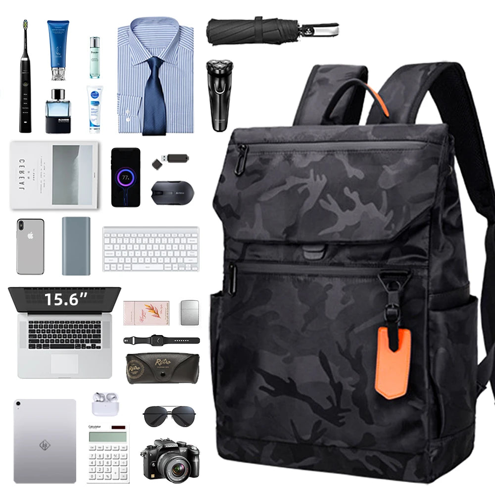 Heroic Knight New Design Men's Waterproof Laptop USB Charge Aestheti Backpacks Travel Camouflage Military Tactical Bags For Male