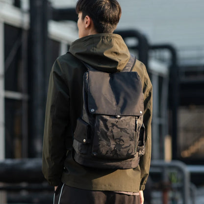 Heroic Knight New Fashion Men Backpack Waterproof Laptop Backpack Large Capacity Backpack USB Charging Outdoor Travel Mochilas