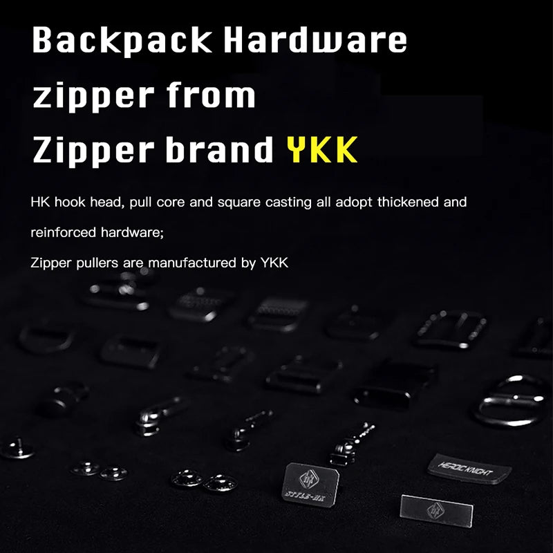 Heroic Knight New Man Travel Backpack Multifunctional Waterproof 15.6inch Laptop Bag Large Capacity Bag for Men Business Pack