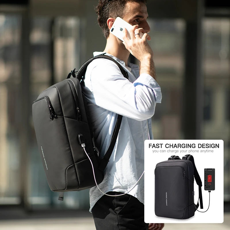 Heroic Knight New Man Travel Backpack Multifunctional Waterproof 15.6inch Laptop Bag Large Capacity Bag for Men Business Pack