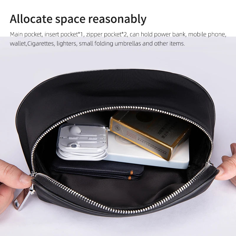 Heroic Knight New Men's Crossbody Shoulder Bag Fashion Male Waiking Sport Chest Back Waterproof Luxury Designer Messeger For Men