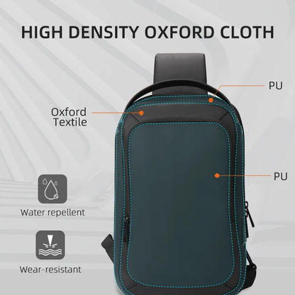 Heroic Knight New Men's Luxury Designer Crossbody Shoulder Bags Waterproof Messeger Classic Side Male USB Charge Anti Theft Bag