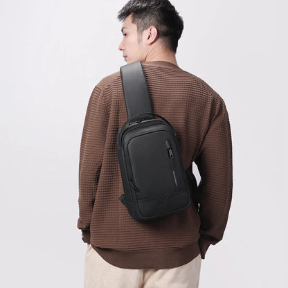 Heroic Knight New Men's Shoulder Bag USB Charge Port Pack Male Waterproof Crossbody Anti-theft Bags Designer Bag Luxury For Men