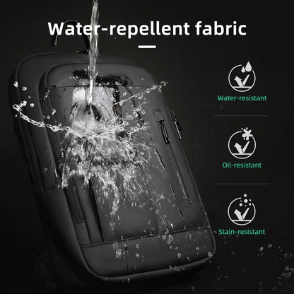 Heroic Knight New Trend Backpack Men Multifunction Work Backpack for 15.6" Laptop Waterproof Slim Business Bag College Bag Male