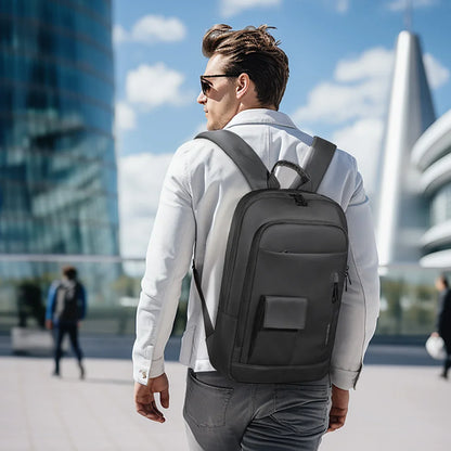 Heroic Knight New Trend Backpack Men Multifunction Work Backpack for 15.6" Laptop Waterproof Slim Business Bag College Bag Male
