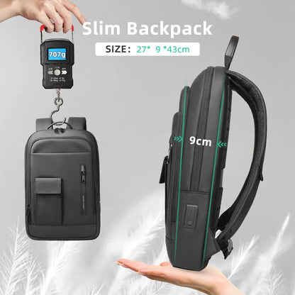 Heroic Knight New Trend Backpack Men Multifunction Work Backpack for 15.6" Laptop Waterproof Slim Business Bag College Bag Male