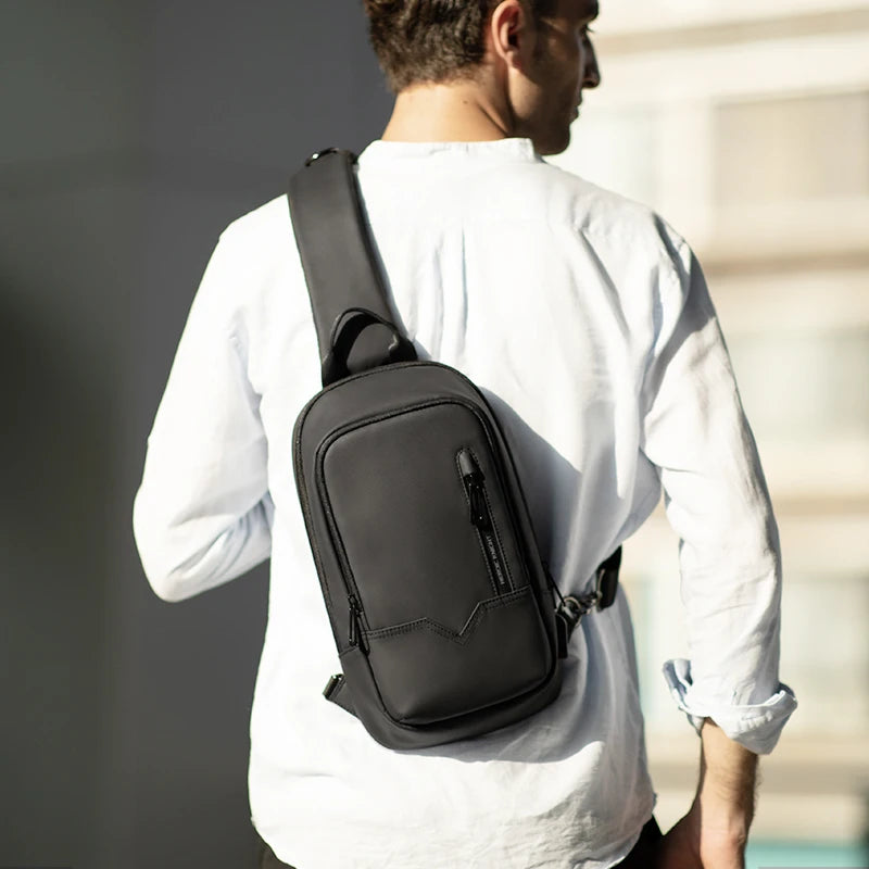 Heroic Knight New Waterproof Crossbody Bag for Men Anti-theft Shoulder Messenger Bags Male Waterproof Short Trip Chest Bag Pack
