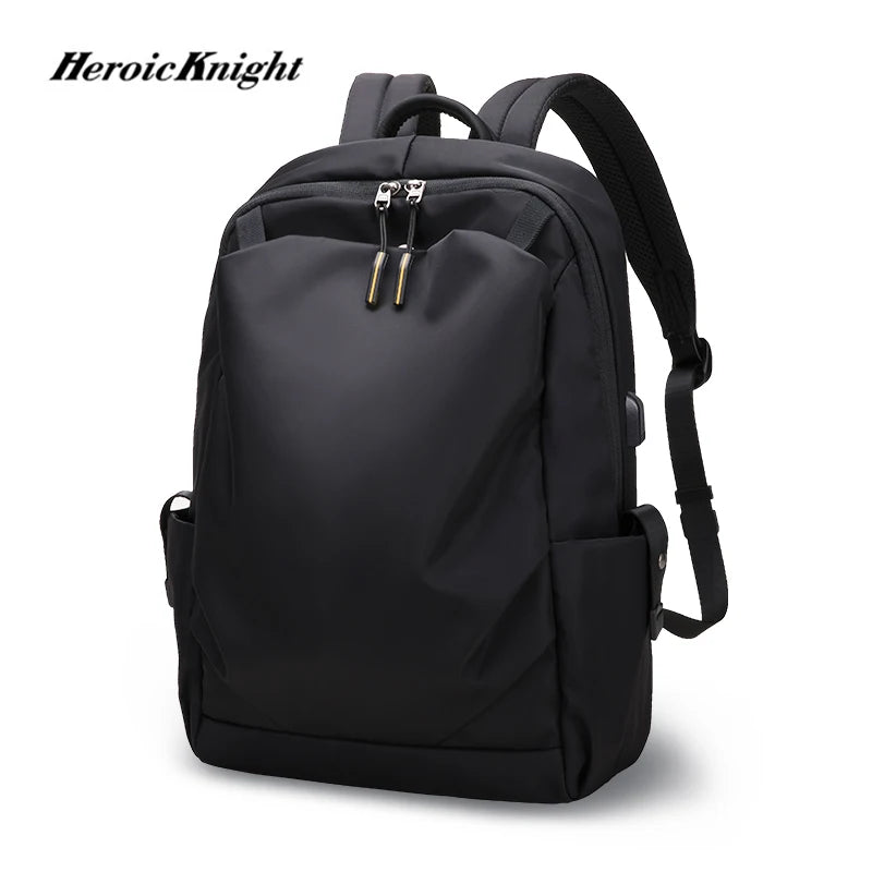 Heroic Knight New Waterproof Men's Backpack School backpack 15.6 Inch Laptop Bag Man USB Charging Travel Bag Korean Backpack