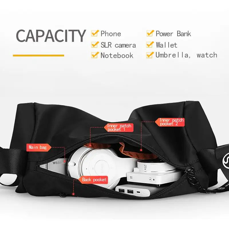 Heroic Knight Shoulder Bag Men's Korean Trend Messenger Bag Fashion Young Leisure Retro Casual Street Package Hot Selling Bags