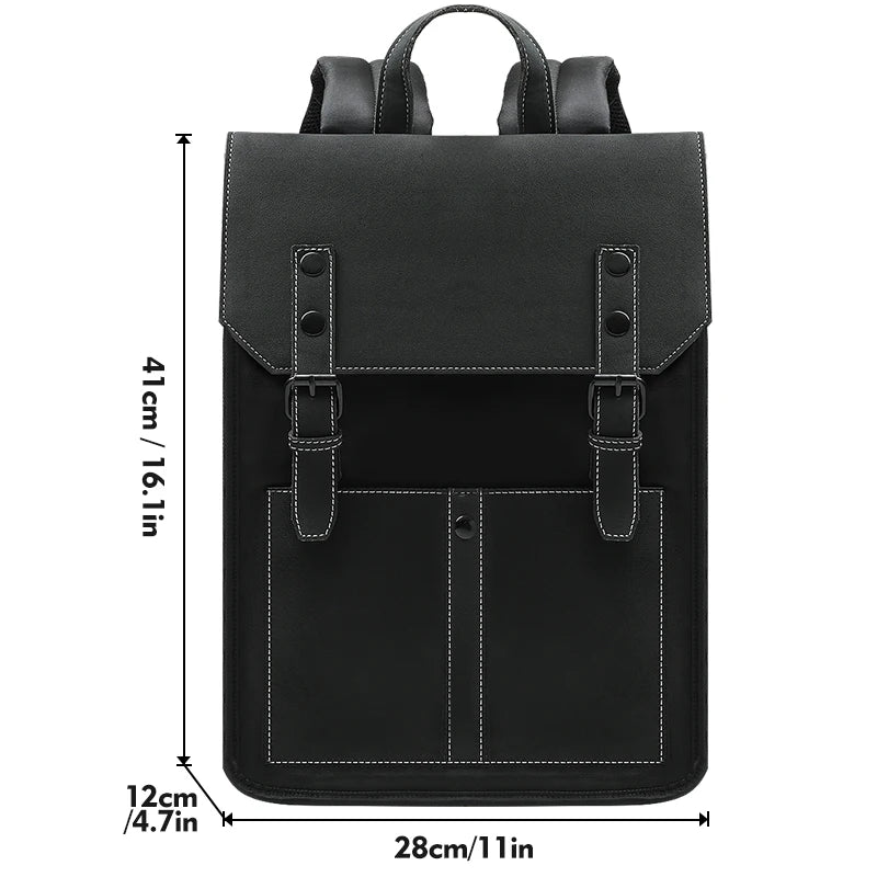 Heroic Knight Vintage School Backpack Men for 15.6" Laptop Waterproof Large Capacity Boys College Aesthetic Backpack with USB