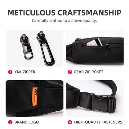 Heroic Knight Waist Bag for Men Phones Gold Belt Bag Pillow Cycling Travel Bag Teenager Pouch Sport Shoulder Bag for Running Man
