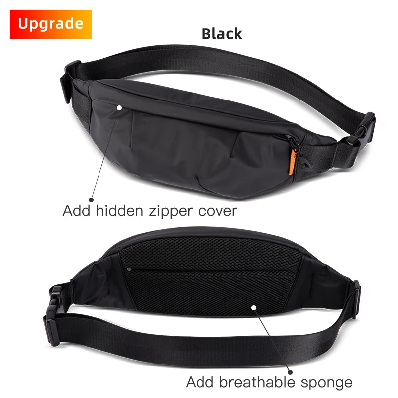 Heroic Knight Waist Bag for Men Phones Gold Belt Bag Pillow Cycling Travel Bag Teenager Pouch Sport Shoulder Bag for Running Man