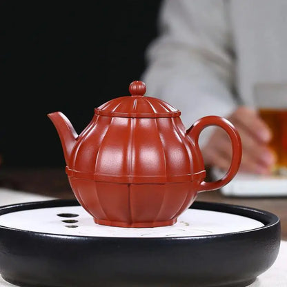 Zisha Teapot, Yixing Handmade Pot, Kung-Fu Teaware, Purple Clay, Drinkware for Puer, Green, Black, Chinese