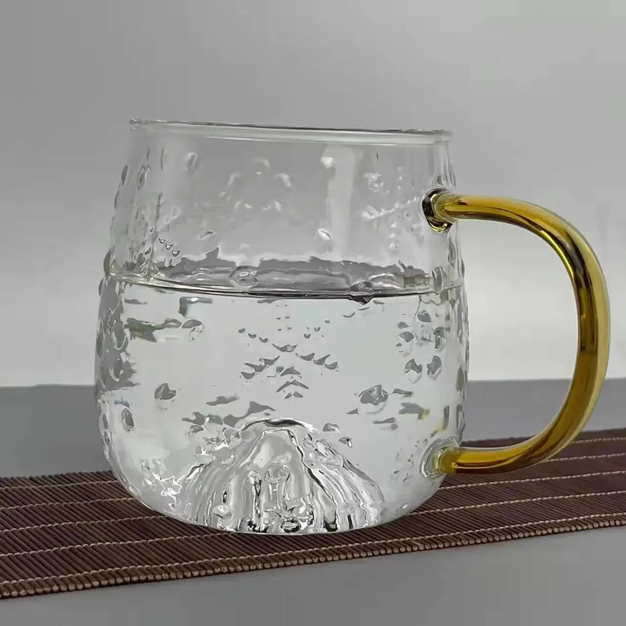 High Borosilicate Glass Mug Snow Glass Cup Coffee Tea Cup Set Drinking Glasses for Drinks Original Mugs Free Shipping Drink Ware