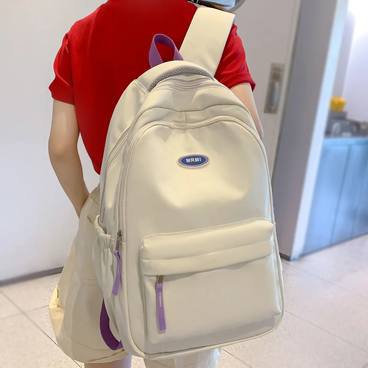 High Capacity Girl Trendy Cute College Backpack Fashion Female Travel Women School Kawaii Nylon Laptop Lady BookBag Cool Student