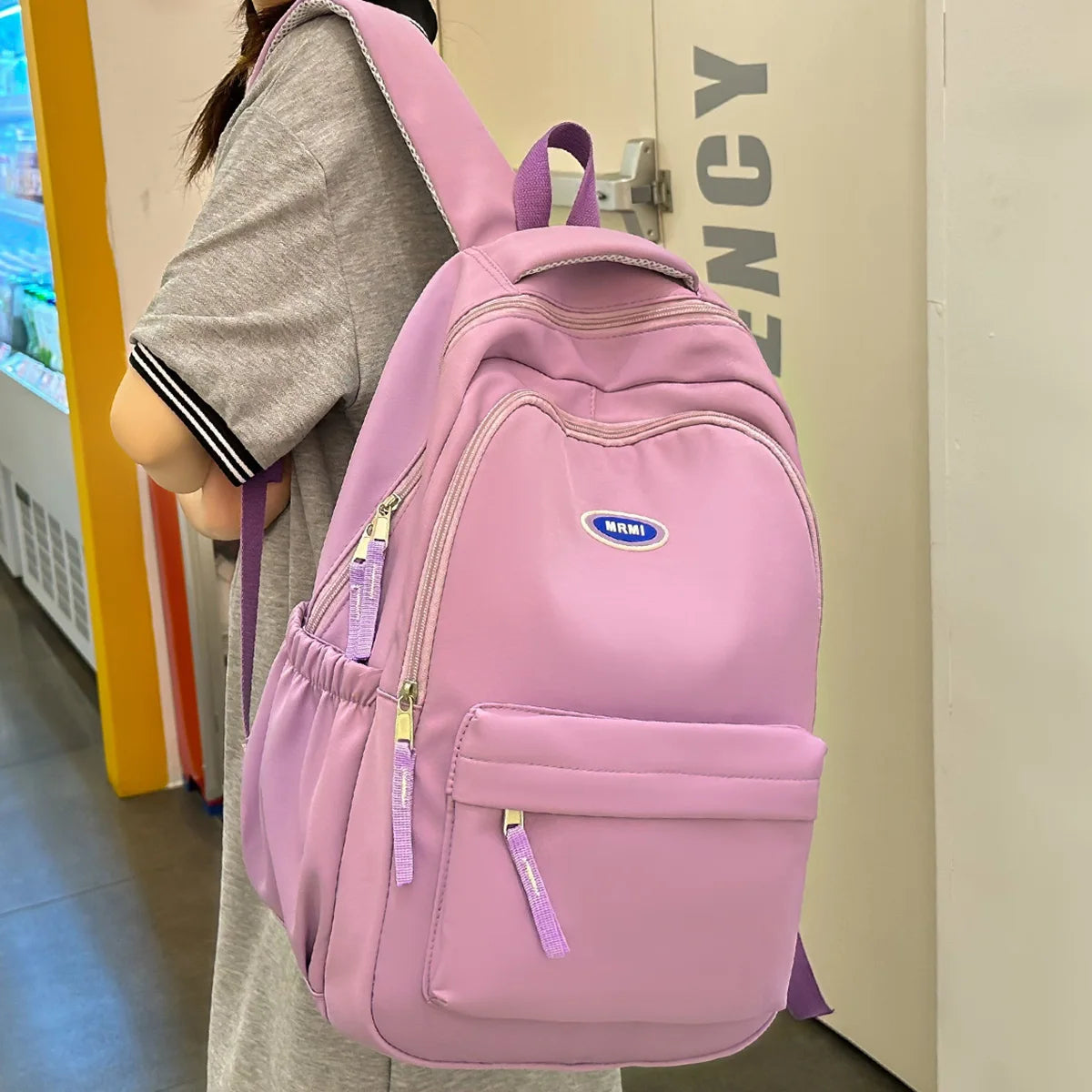 High Capacity Girl Trendy Cute College Backpack Fashion Female Travel Women School Kawaii Nylon Laptop Lady BookBag Cool Student