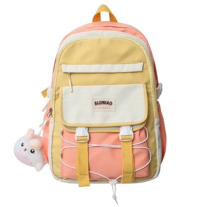 High Capacity Trendy Women kawaii Waterproof Laptop School Bag Female Fashion College Backpack Ladies Cute Girl Travel Book Bags