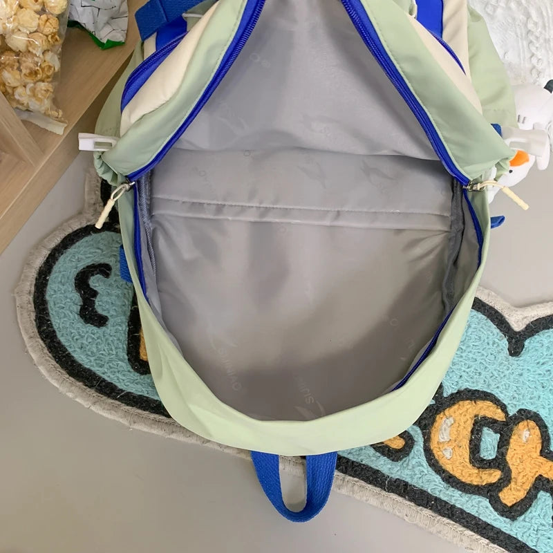High Capacity Trendy Women kawaii Waterproof Laptop School Bag Female Fashion College Backpack Ladies Cute Girl Travel Book Bags