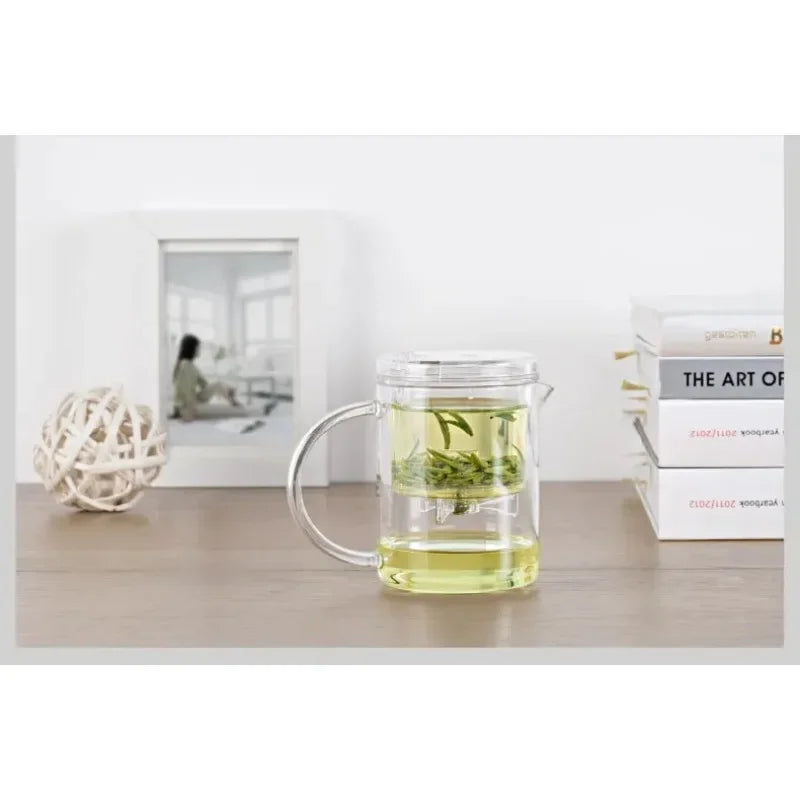 High Grade Kung Fu & Mug 350ml Teapot Tea Pot Heat Resistant Glass