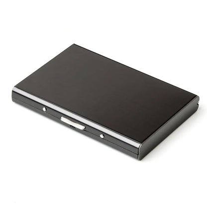 High QualitId Men's Wallets Credit card holder Automatic card sets business stainless steel wallet card sets cash clip holder