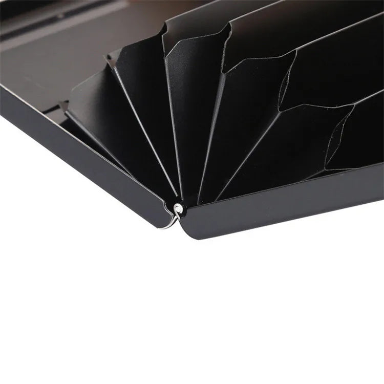 High QualitId Men's Wallets Credit card holder Automatic card sets business stainless steel wallet card sets cash clip holder