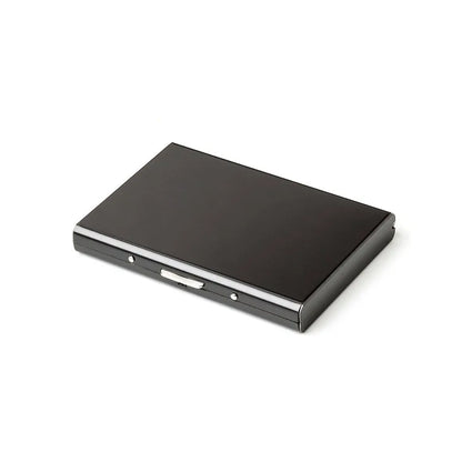 High QualitId Men's Wallets Credit card holder Automatic card sets business stainless steel wallet card sets cash clip holder