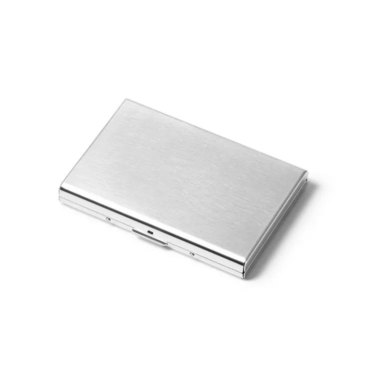 High QualitId Men's Wallets Credit card holder Automatic card sets business stainless steel wallet card sets cash clip holder