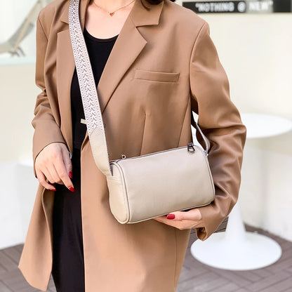 High Quality 100% Genuine Leather Shoulder Crossbody Bags For Women 2023 Luxury Cow Leather Ladies Tote Bag Female Messenger Sac