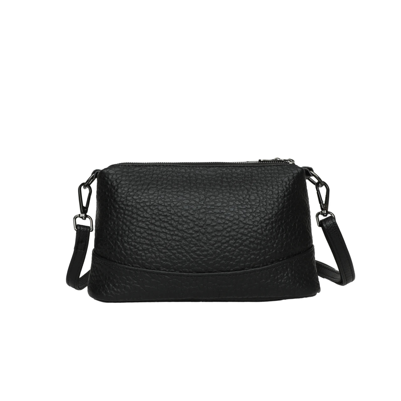 High Quality 3 Layers Genuine Leather Shoulder Crossbody Bags For Women 2023 Luxury Stone Grain Cow Leather Women's Handbags Sac