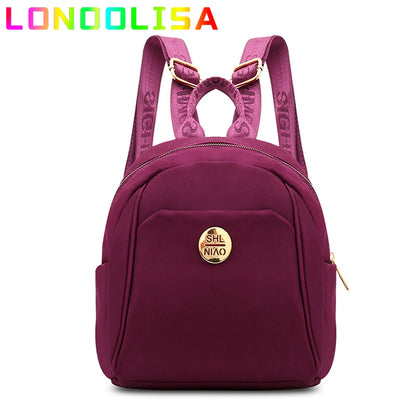 High Quality Backpack for Women 2022 Solid Color Large Capacity Bagpacks Purses Fashion College Student Travel Bookbag Rucksack