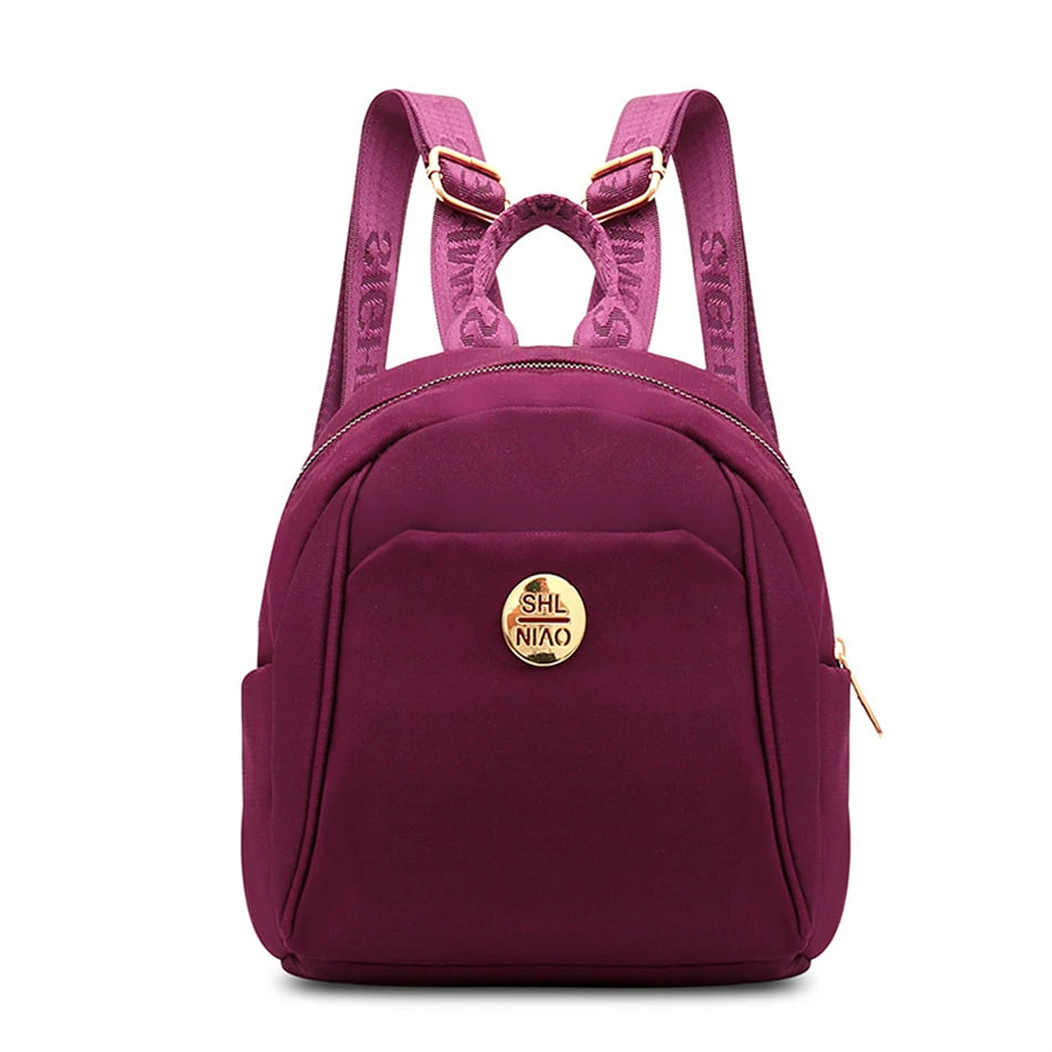 High Quality Backpack for Women 2022 Solid Color Large Capacity Bagpacks Purses Fashion College Student Travel Bookbag Rucksack