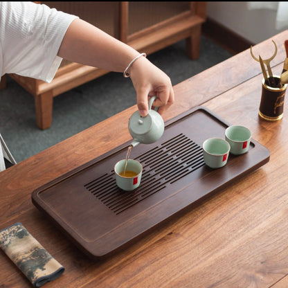 High Quality BambooTeaTray Drainage Water Storage Kung Fu TeaSet Drawer Tea Board Table Chinese Tea Ceremony Tools Free Shipping