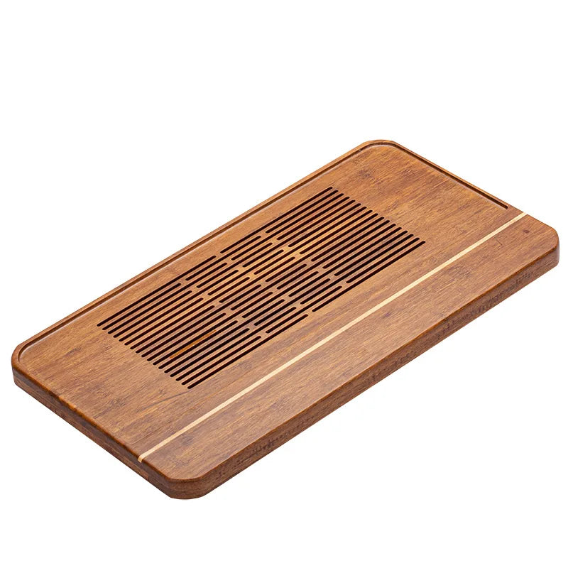 High Quality BambooTeaTray Drainage Water Storage Kung Fu TeaSet Drawer Tea Board Table Chinese Tea Ceremony Tools Free Shipping