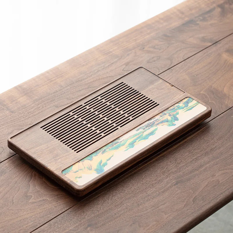 High Quality BambooTeaTray Drainage Water Storage Kung Fu TeaSet Drawer Tea Board Table Chinese Tea Ceremony Tools Free Shipping