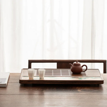 High Quality BambooTeaTray Drainage Water Storage Kung Fu TeaSet Drawer Tea Board Table Chinese Tea Ceremony Tools Free Shipping