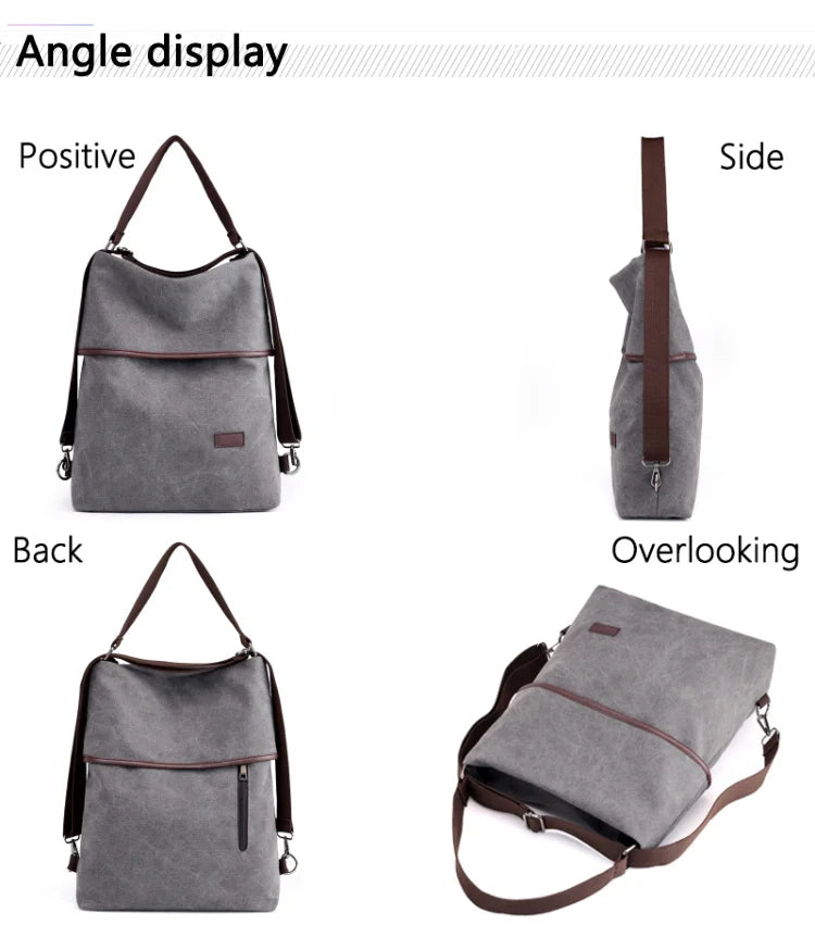 High Quality Canvas Backpack Women Leisure Travel Backpack School Bags for Teenage Girls Mochilas Mujer 2019 Bagpack Sac a Dos
