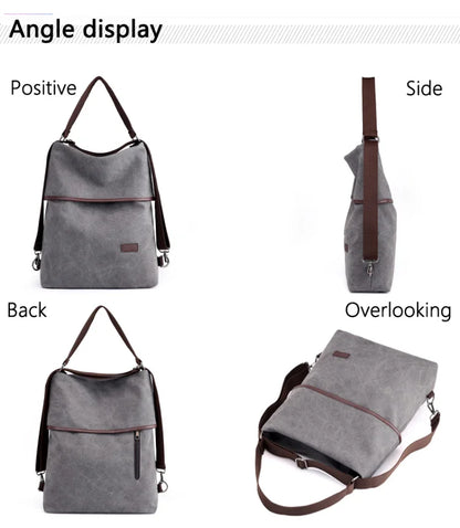 High Quality Canvas Backpack Women Leisure Travel Backpack School Bags for Teenage Girls Mochilas Mujer 2019 Bagpack Sac a Dos