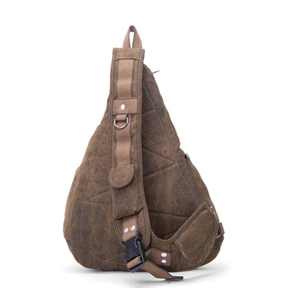 High Quality Canvas Men Messenger Chest Bag Cross body Rucksack Laptop Satchel Climb Military Back Pack Single Shoulder Bag